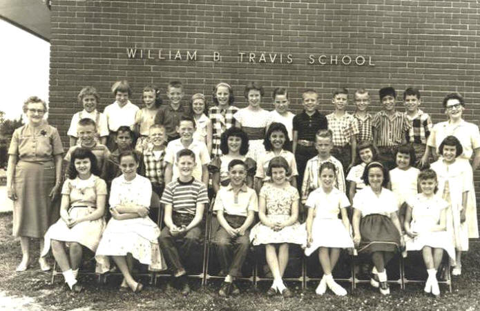 Travis Elementary 4th Grade 1960